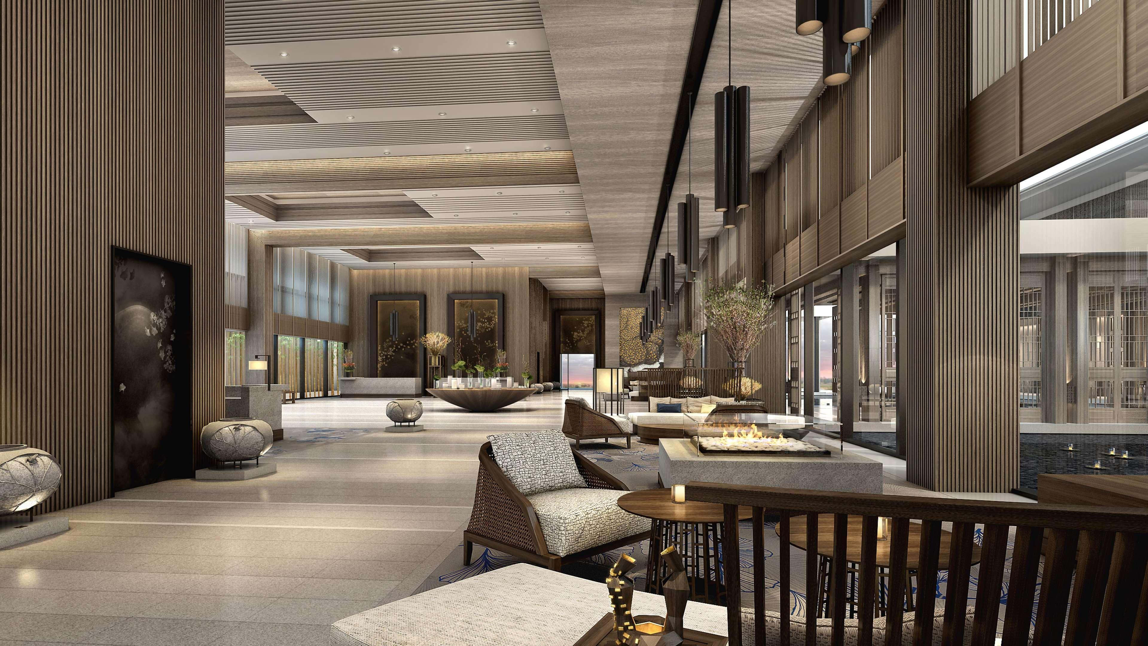 Hilton Shanghai Songjiang Guangfulin Exteriör bild