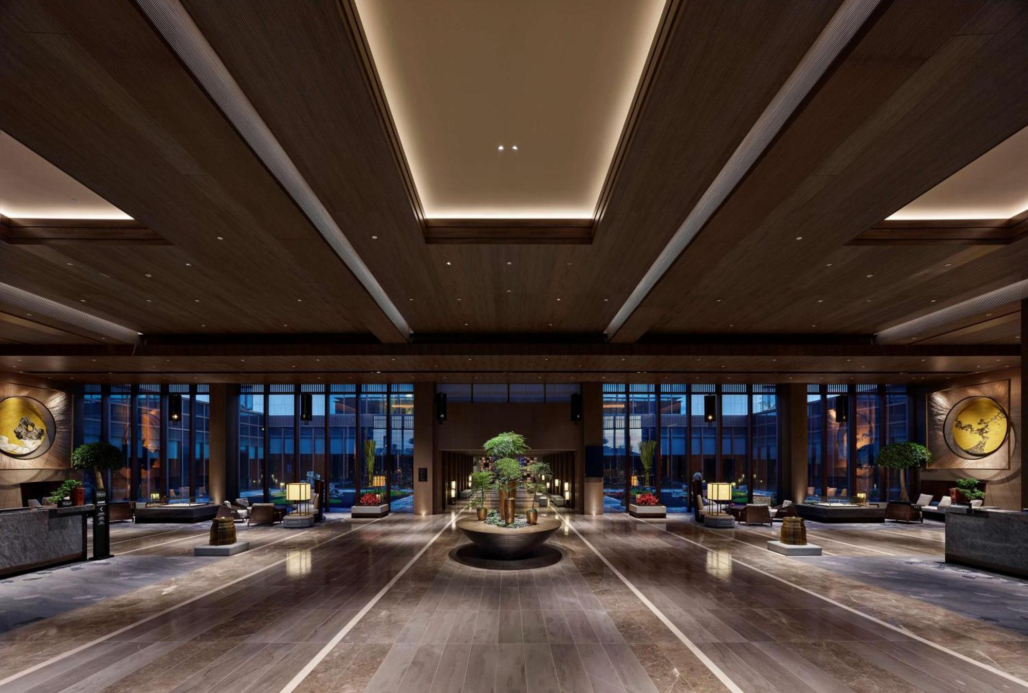 Hilton Shanghai Songjiang Guangfulin Exteriör bild