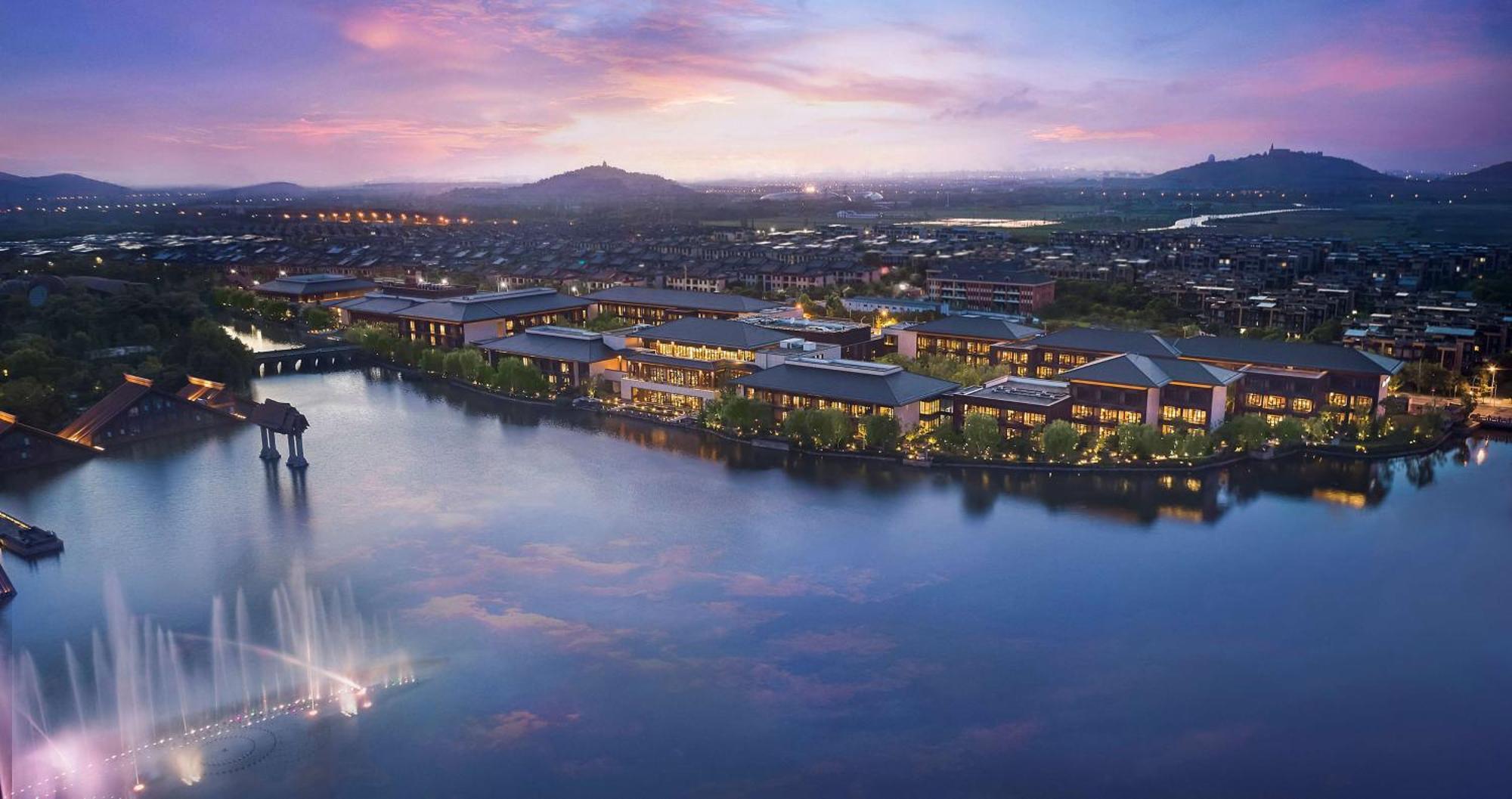 Hilton Shanghai Songjiang Guangfulin Exteriör bild